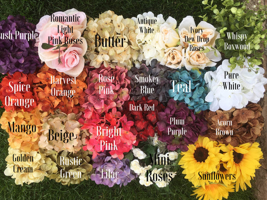 Mason Jar Flowers - All Colors