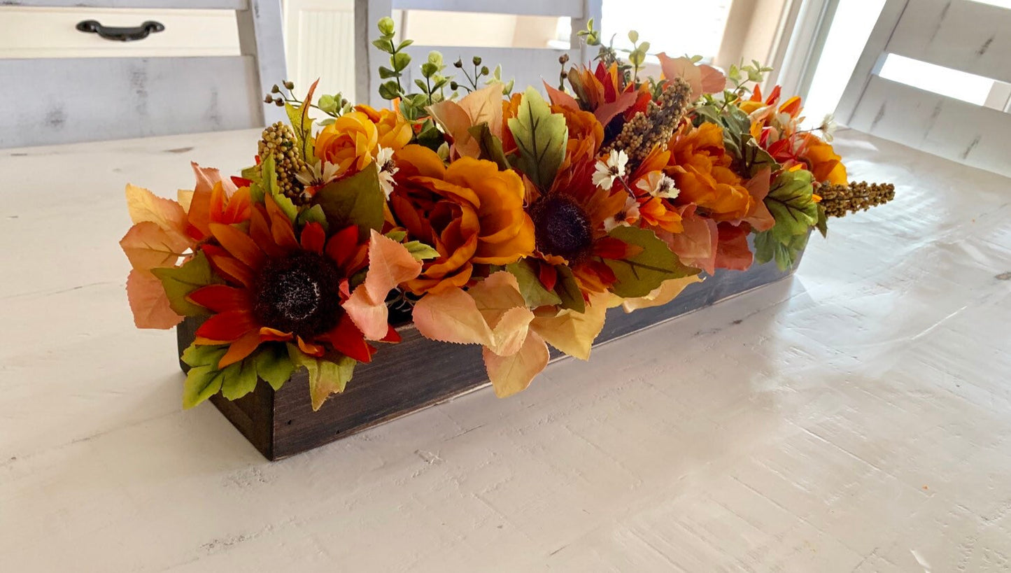 Fall Floral Centerpiece - Variable Size