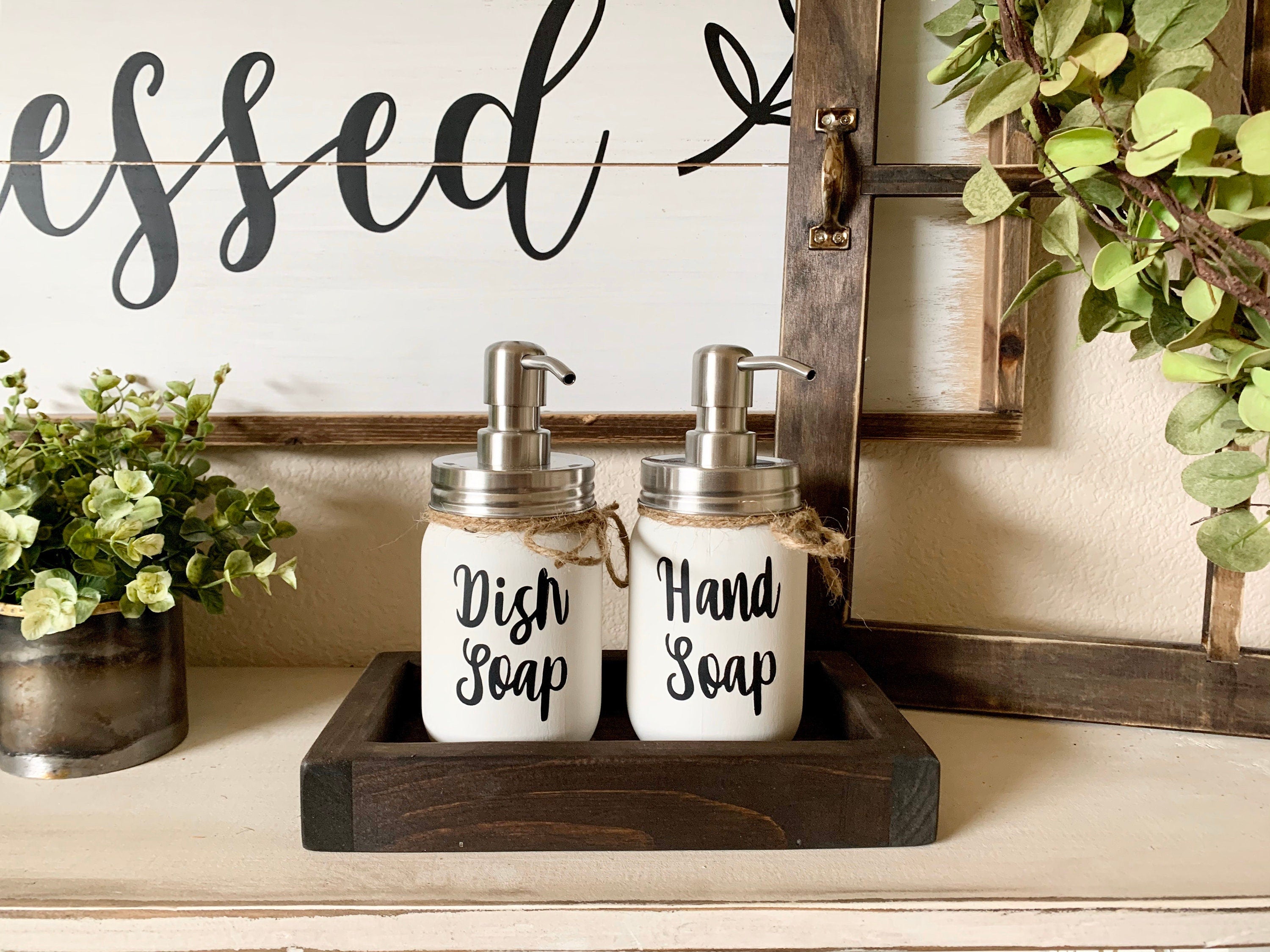 Dish and hand on sale soap dispenser