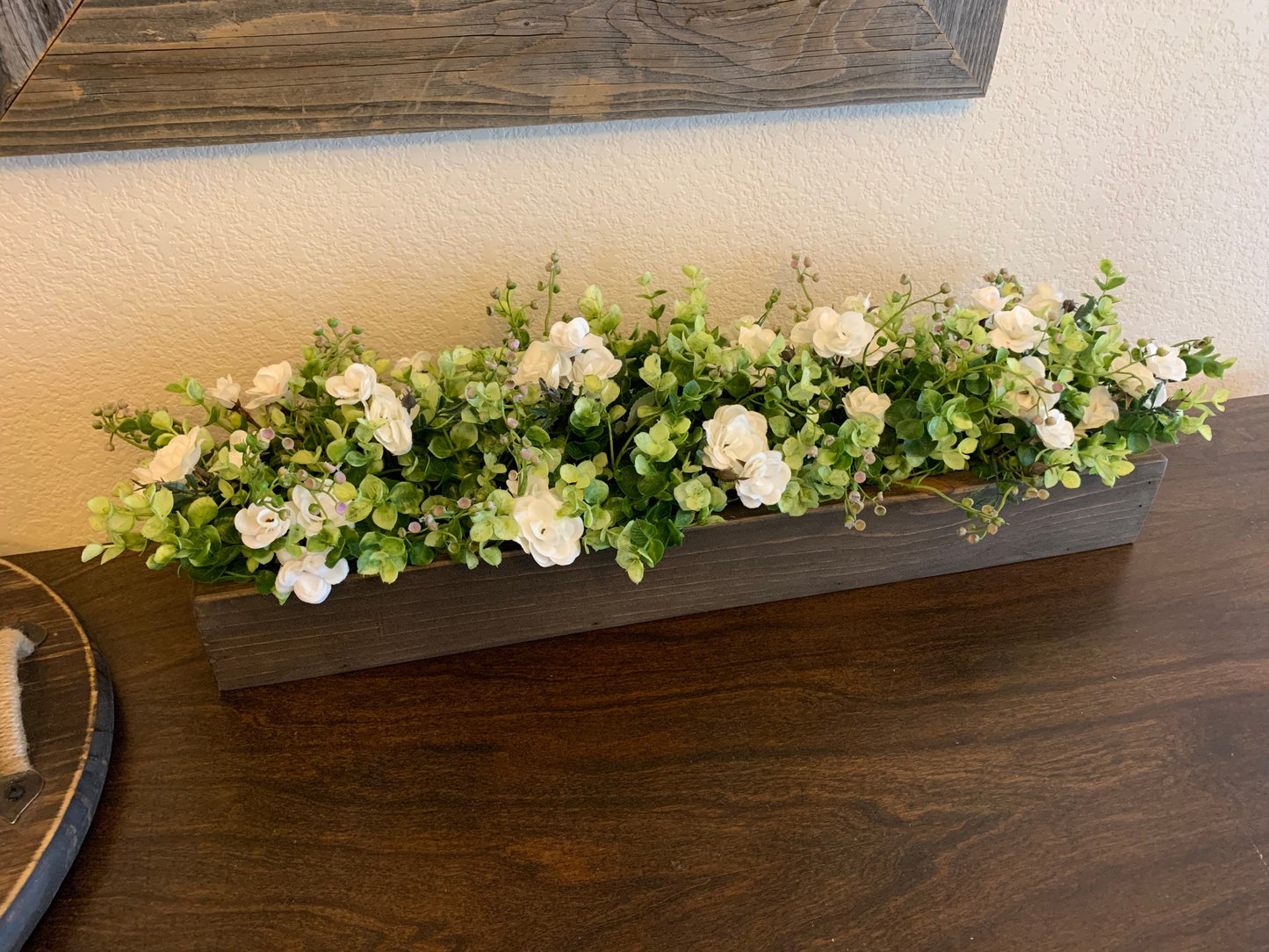 Farmhouse Decor, Farmhouse Floral Arrangement, Dining Table Centerpiece, Farmhouse Kitchen Decorations, Rustic Farmhouse Centerpiece