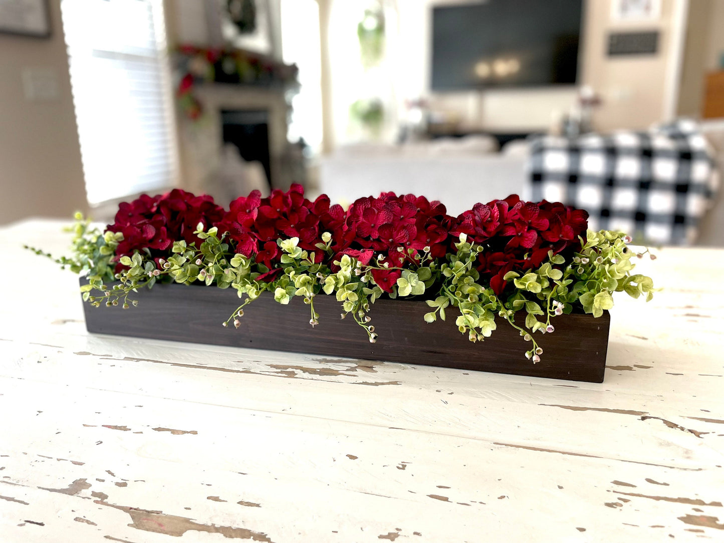 Rustic Dining Table Centerpiece