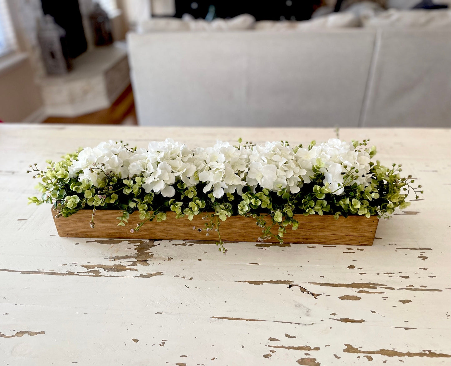 Rustic Dining Table Centerpiece